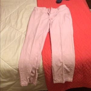 Vineyard Vines pink pants.